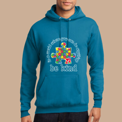 Adult - Be Kind Puzzle Piece Hoodie - Autism Awareness Thumbnail