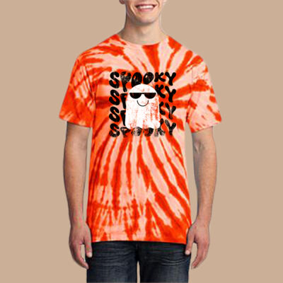 Adult Tie-Dye T-Shirt - Fall - Cool Ghost Thumbnail