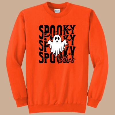 Adult Crewneck - Fall - Spooky Vibes  Thumbnail