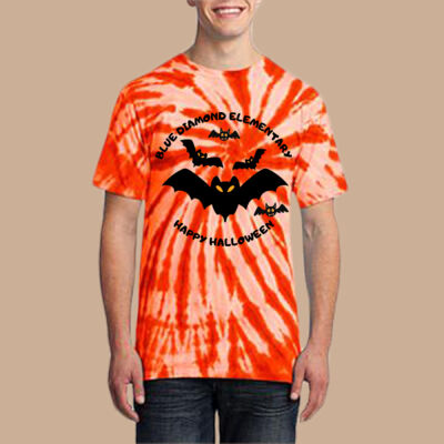 Adult Tie-Dye T-Shirt - Fall - Bats Thumbnail