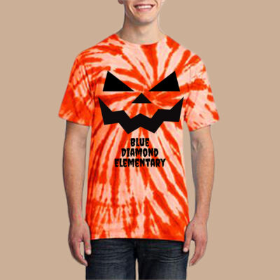 Adult Tie-Dye T-Shirt - Fall - Jacko Lantern Black Thumbnail