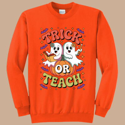 Adult Crewneck - Fall - Trick or Teach  Thumbnail