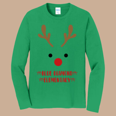 Adult Long Sleeve Shirt - Winter - Reindeer  Thumbnail