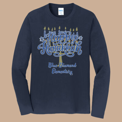 Adult Long Sleeve Shirt - Winter - Hanukkah  Thumbnail