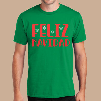 Adult T-Shirt - Winter - Feliz Navidad Red Thumbnail