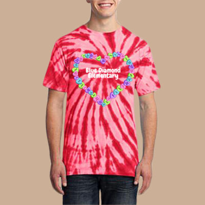 Adult Tie-Dye T-Shirt - Spring - Candy Hearts Thumbnail