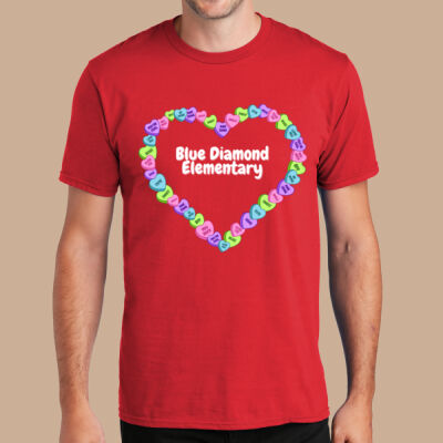 Adult T-Shirt - Spring - Candy Hearts Thumbnail