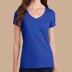 Women's Fan Favorite V Neck Tee - Blue Diamond  Thumbnail