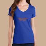 Women's Fan Favorite V Neck Tee - Blue Diamond  Thumbnail