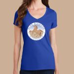 Women's Fan Favorite V Neck Tee - Blue Diamond  Thumbnail