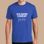 Staff T-Shirt -  Blue Diamond  Thumbnail