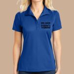 Women's Micropique Sport Wick ® Polo -  Blue Diamond  Thumbnail